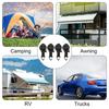 1/2/4Pcs Summer Outdoor Car Tent Suction Cup Heavy-duty Outdoor Canopy Accessories Reusable Powerful Suction Cup Carabiner 2025