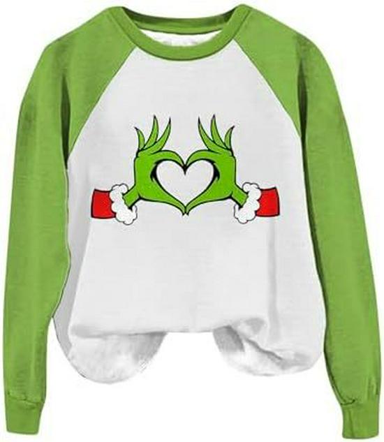 

Женские толстовки с длинным рукавом на осень/зиму: Новинки к Хэллоуину и Рождеству. L