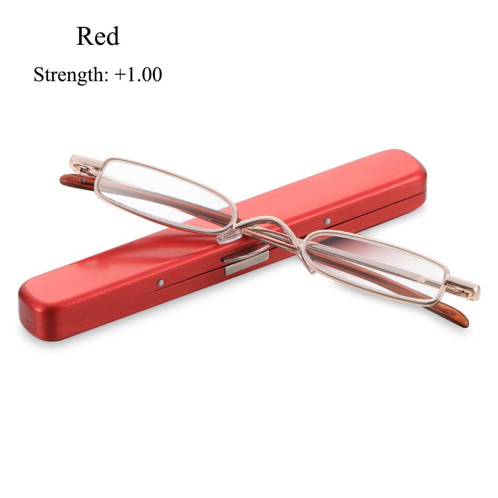 Elderly Mini Portable Slim Small Eyewear Vision Care Resin Lens Reading Glasses