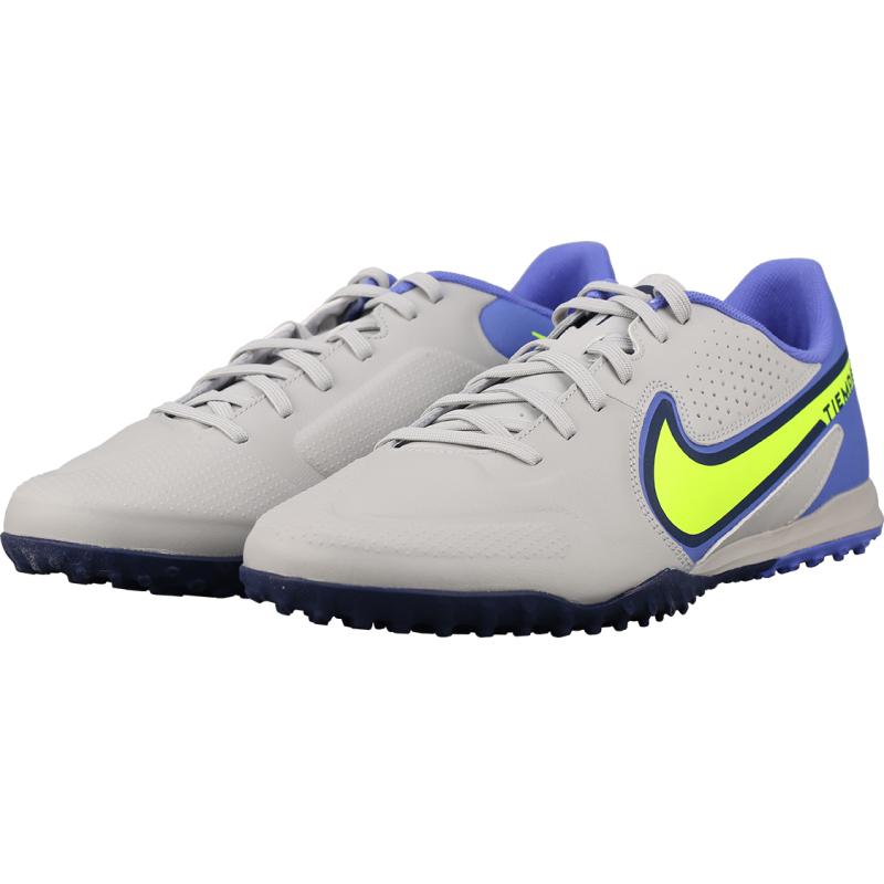 Nike Legend 9 Academy Tf Zapatillas de Fútbol de Caña Baja para Césped Artificial Gris Gris Zapatillas de Fútbol para Entrenamiento DA1191-075