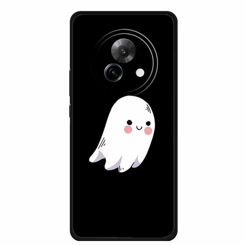 Black Silicone Case For Meizu Lucky 08 Case Luxury Protective Soft Phone Back Cover For Meizu Lucky 08 Case 6.78" Cartoon Shell