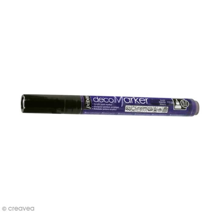 Marqueurs peinture acrylique Acrylic Marker - Pointe Extra fine 0,7 mm Violet