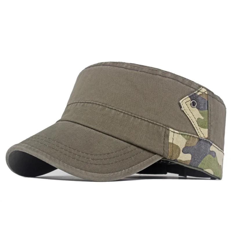 Spring and Summer Cotton Print Casquette Baseball Cap Adjustable Military Cap Snapback Hats for Men and Women 36