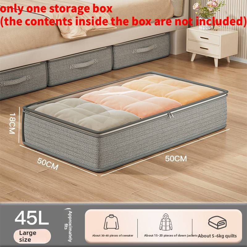 Foldable Bed Storage Bag For Bedroom Closet Organization Arrow 45L