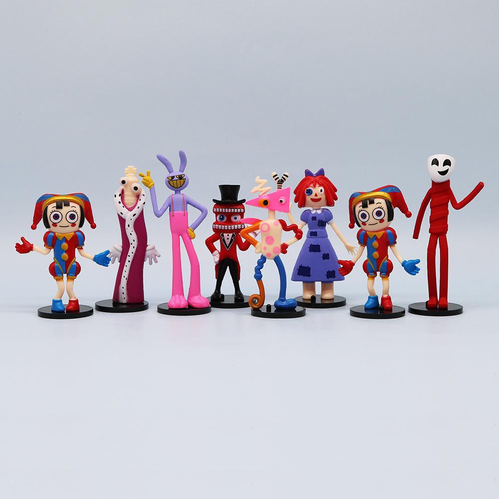 The Amazing Digital Circus Handmake Model Toy Rabbit Clown Decoration Cartoon