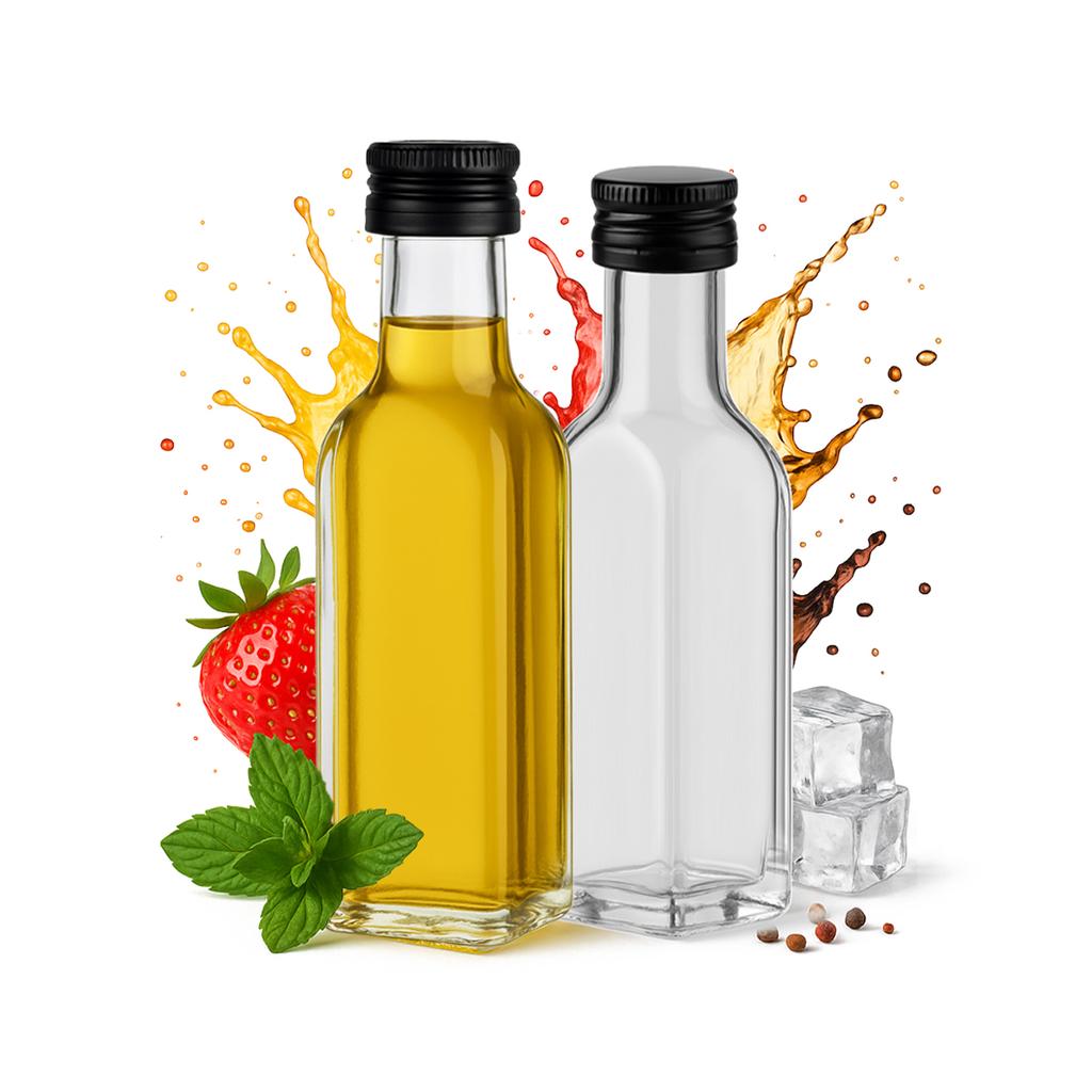 10X Pojemnik Butelka Szklana Marasca 20Ml Na Nalewki Próbki Alkohol Prezent