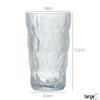 Zhaoran Glacier Pattern Glass Water Cup