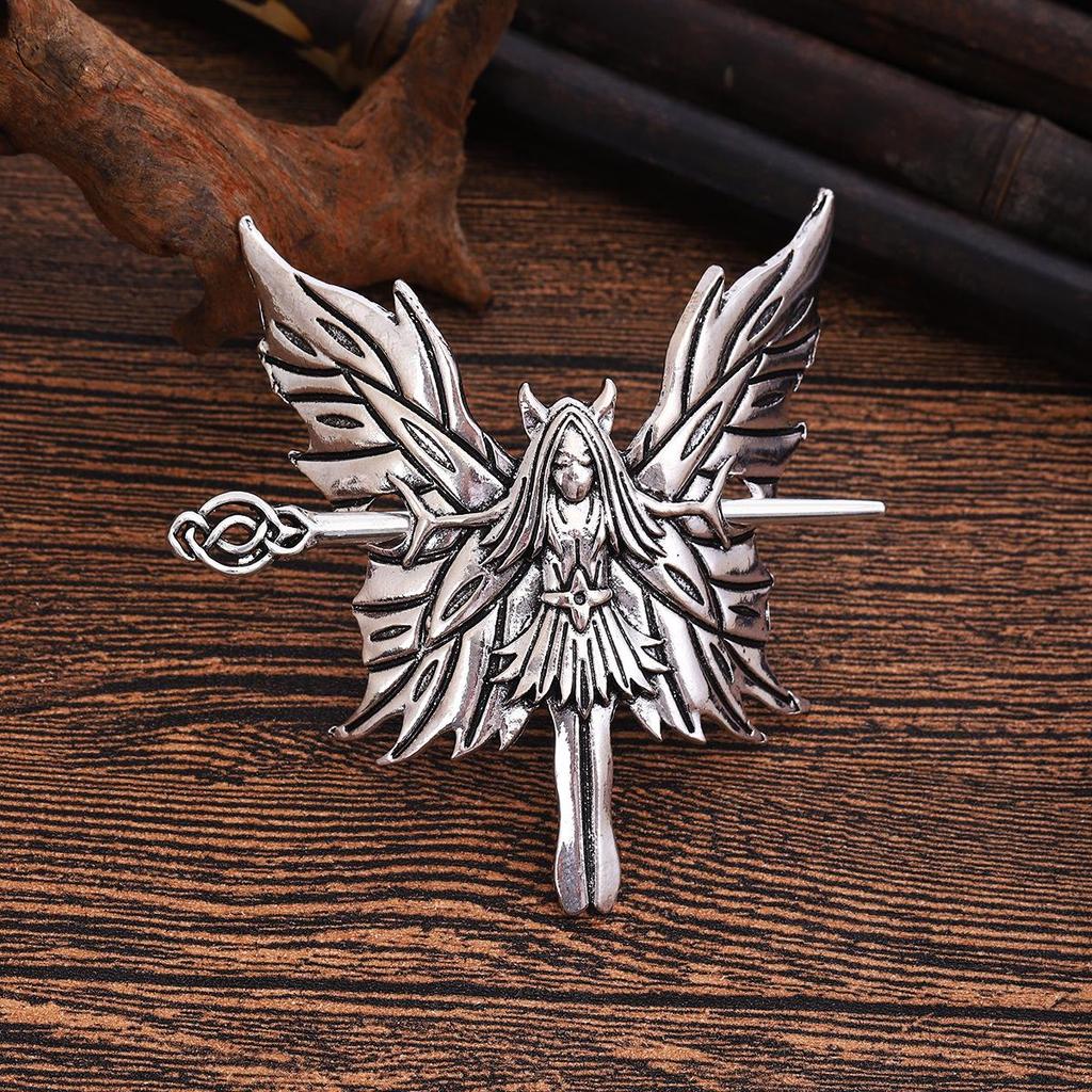 Viking Knot Butterfly Fairy Hairpin - Norwegian Style Party Accessory
