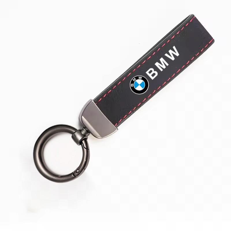 Suede Car Keychain Vintage Zinc Alloy Key Ring For BMW Performance F30 F10 E90 F20 E46 E60 E70 E39 E36 E87 X7 E92 E91 Sticker cyhk37