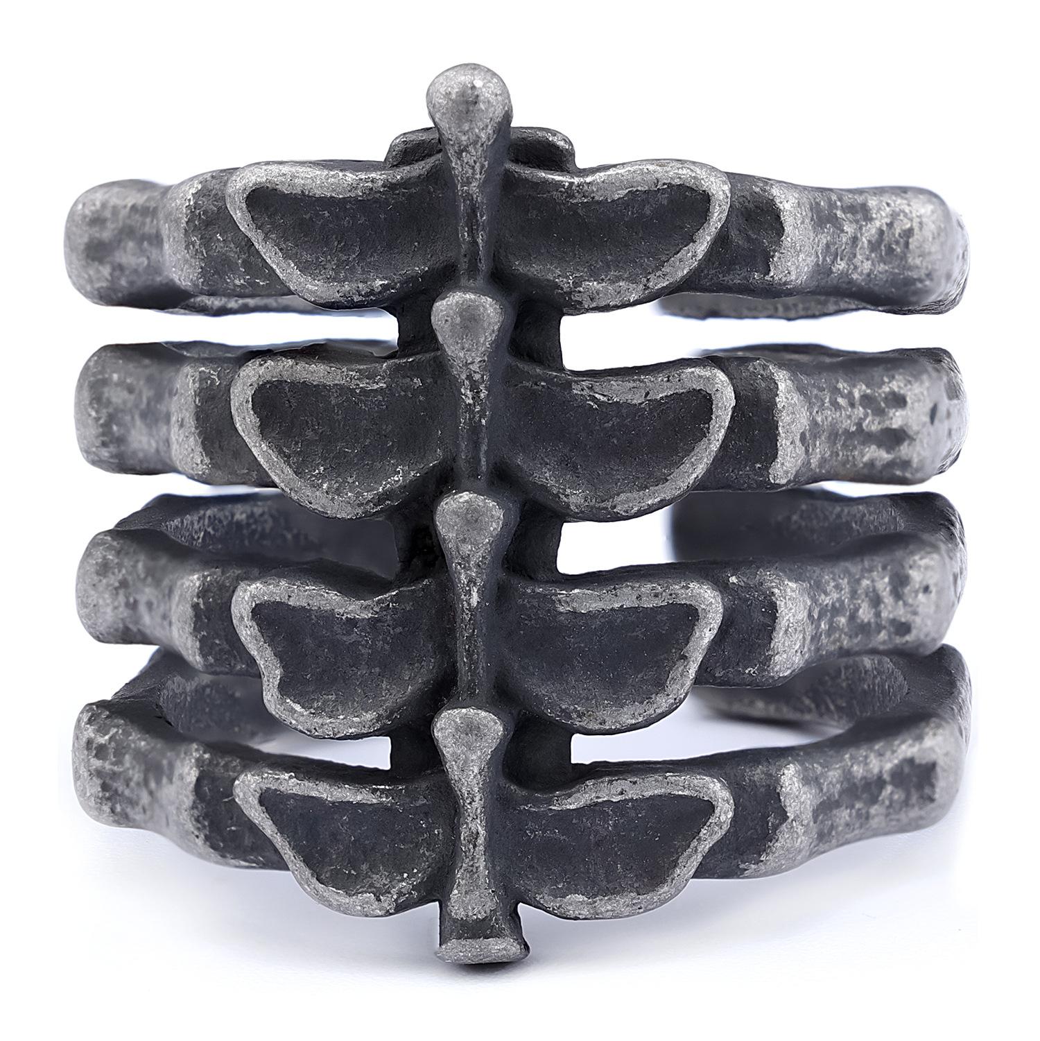Vintage Open Bone Ring Unique Fashion Jewelry no. 8