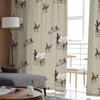 Camel Sun Cactus Desert Clouds Sheer Voile Curtains Transparent Window Tulle for Bedroom Holiday Decoration