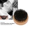 Men Mustache   Wooden Color Beech Brush Brd Care Shaving Clning Grooming Kit