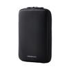 Elecom Tablet Up To Inner Shock Slim Open Stylus Pen Storage Case, Universal, 8.7 Inch, ZEROSHOCK, Case, Resistant, Design, Pocket, Band, Black,