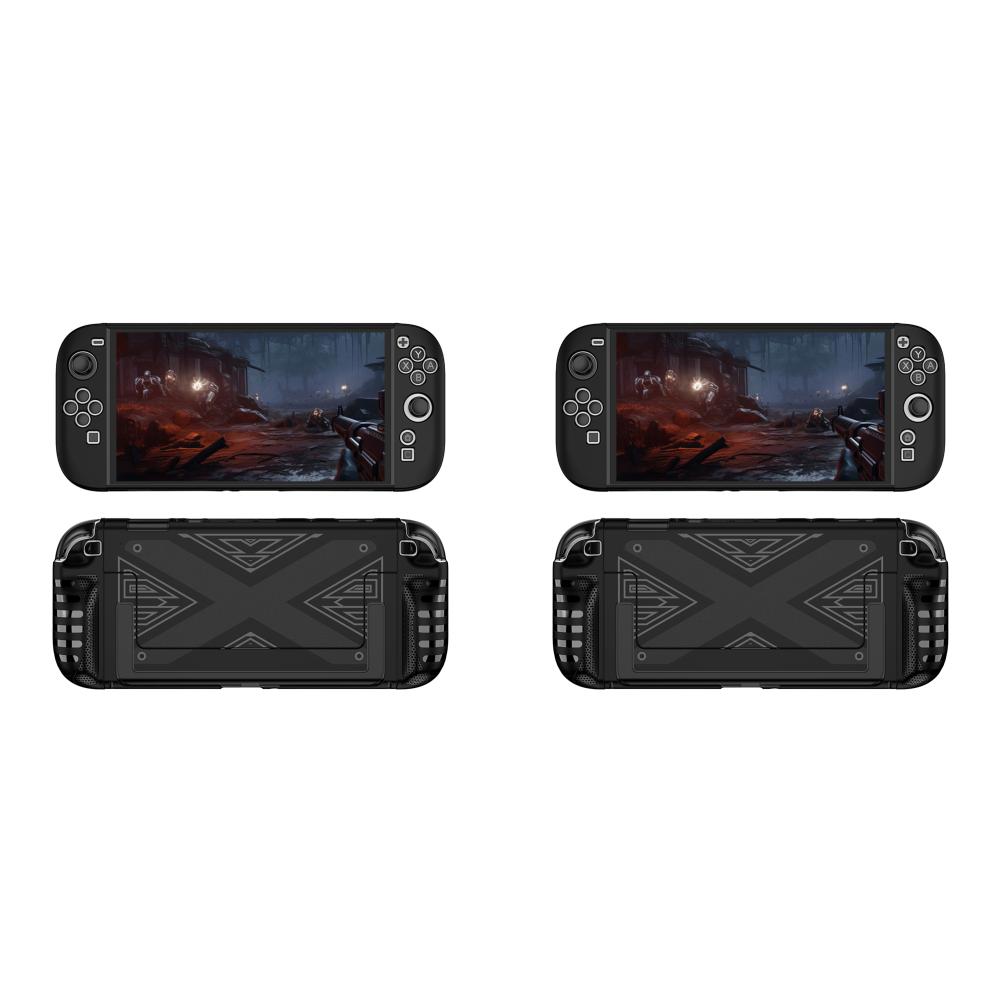 

# Чехол из ТПУ для консоли Switch 2, эргономичная ручка, противоударная крышка(Блэк
