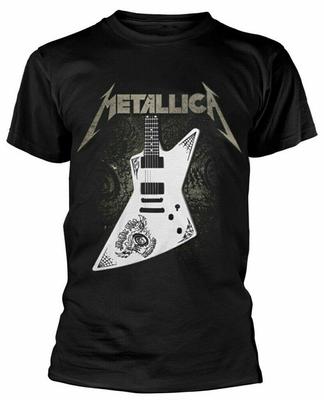 Metallica Papa Hett Gitar Siyah Tişört Metal Hetfield Unisex Tişört