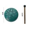 Mini Steel Tongue Drum for Kids 3 Inch 6 Notes Percussion Instrument Handpan Drum C Key Panda Drum with Mallets