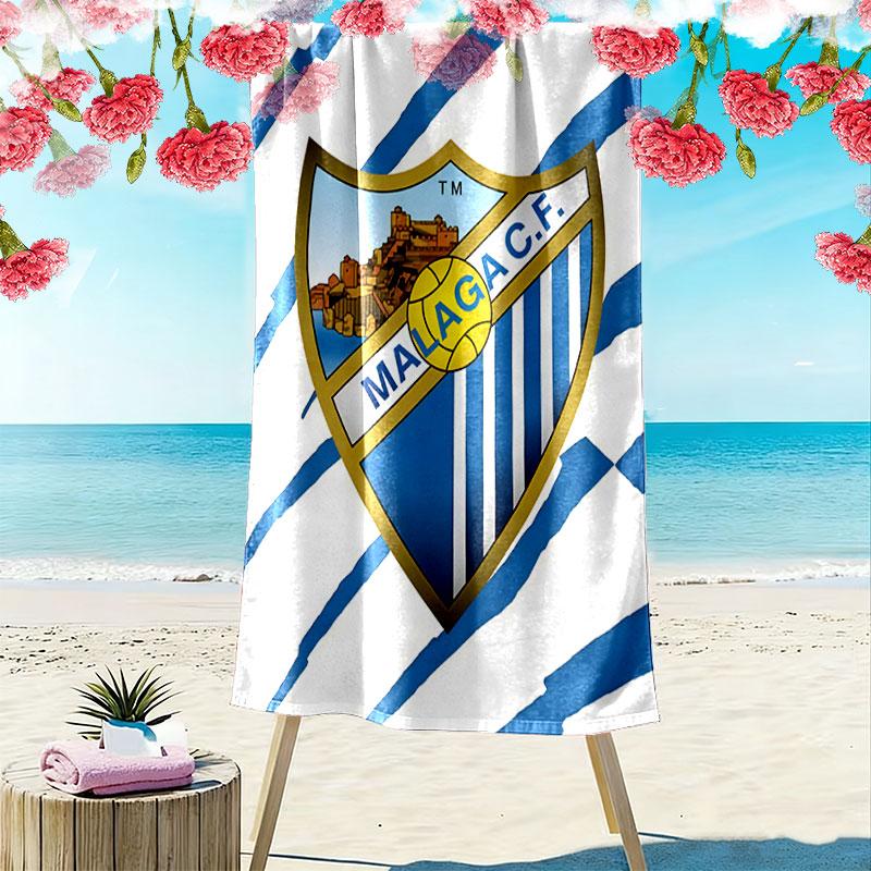 Málaga logo Beach Towel, Large Soft Quick Dry Towel for Beach Camping Swimming