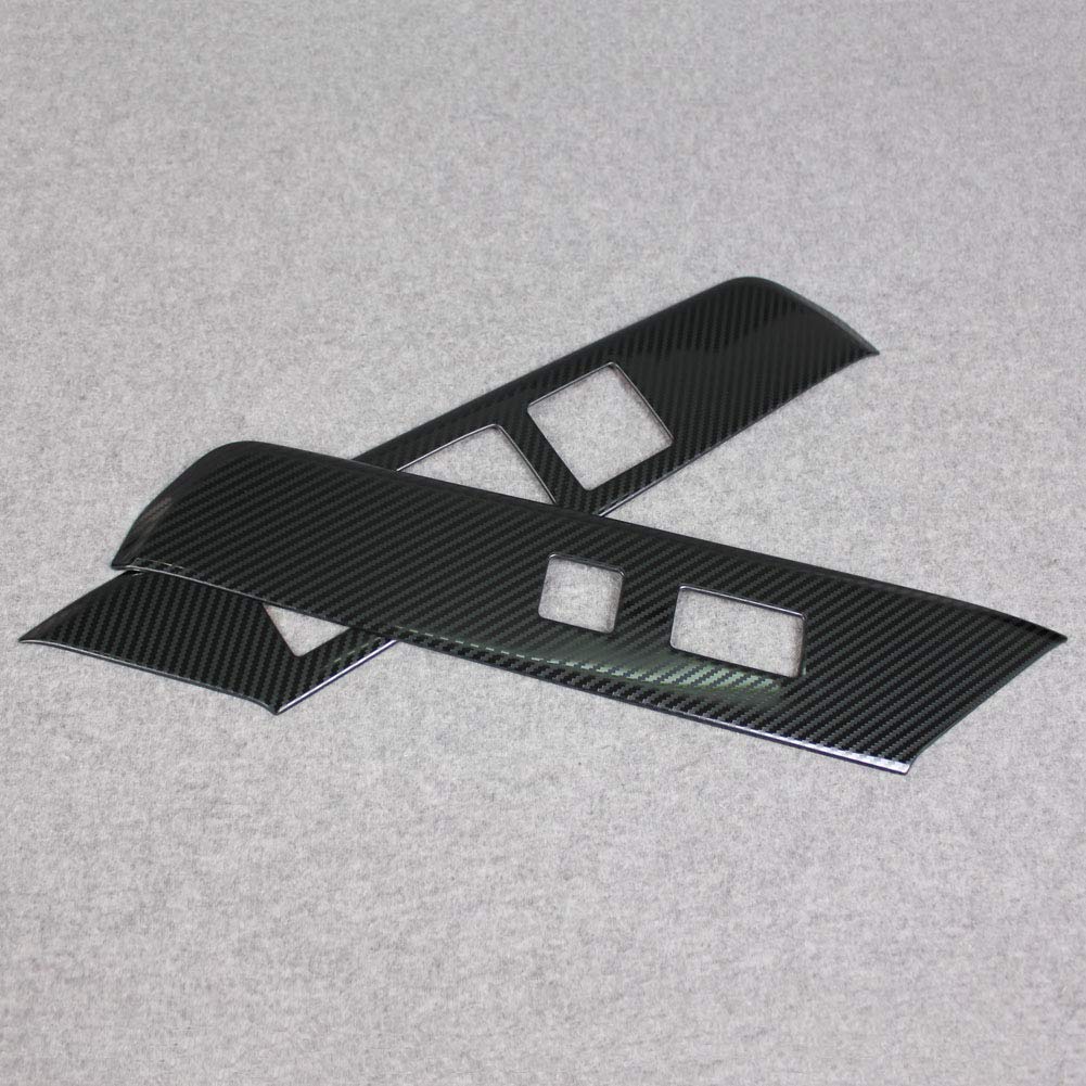 RUIQ Lexus New UX200 UX250h 10 Series Exclusive Interior Door Window Button Switch Panel Cover Garnish Lexus UX 200 250h Exclusive Design Fiber Black