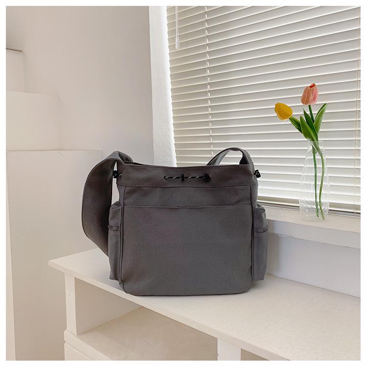 American Retro Star Canvas Backpack - Large Capacity, Stylish & Versatile Shoulder Bag
