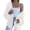 Suéter de Punto para Mujer de Manga Larga Holgado con Mangas Murciélago Ropa Exterior Casual