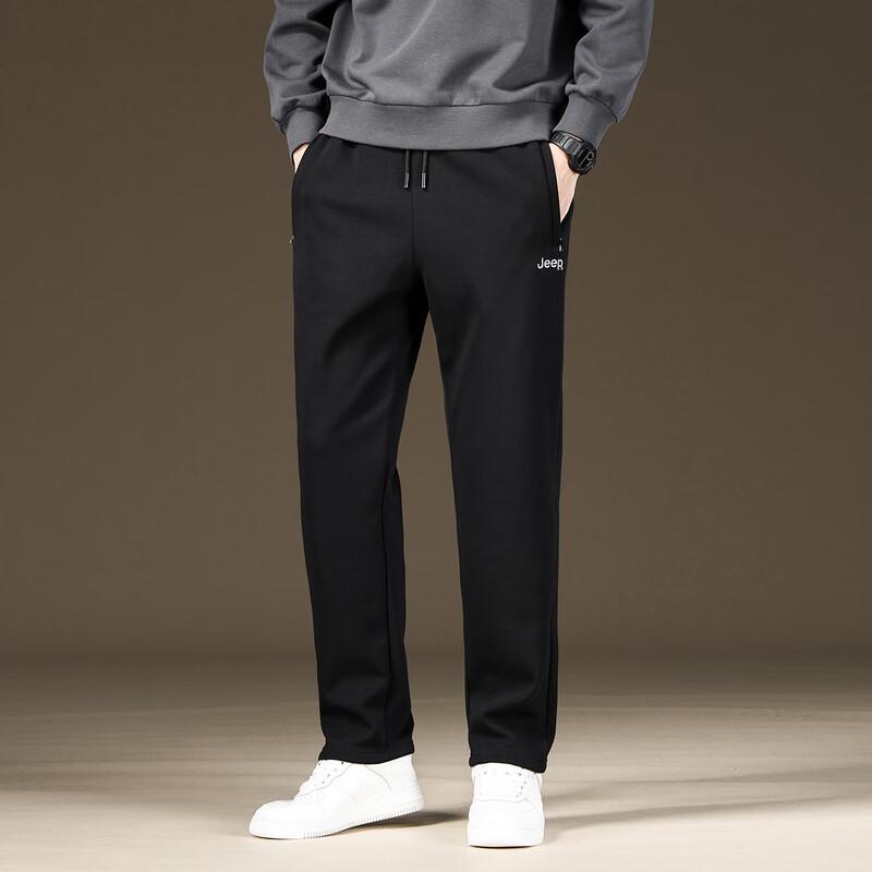 JEEP Men's Fleece-Lined Straight Leg Sweatpants