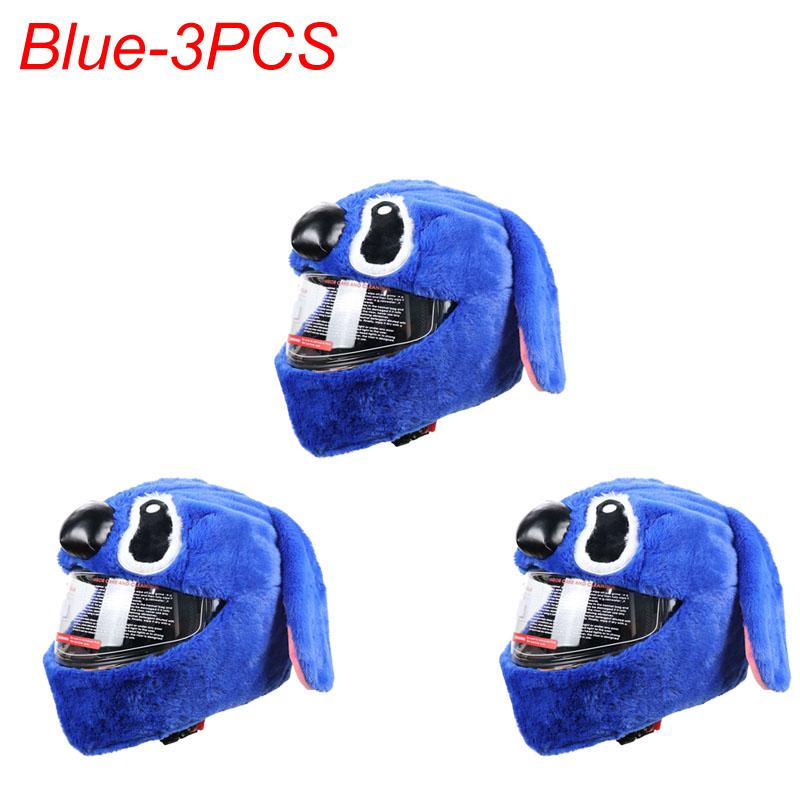 Motorcycle Helmet Cartoons Plush Helmet Protective Cover Helmet Full Face Covers For Outdoor Fun Personalized Helmets Christmas