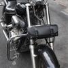 Motorcycle Tools Bag Barrel Shape Motorcycle Front Bag Black Waterproof Saddlebags Motorcycle Riding Bag
