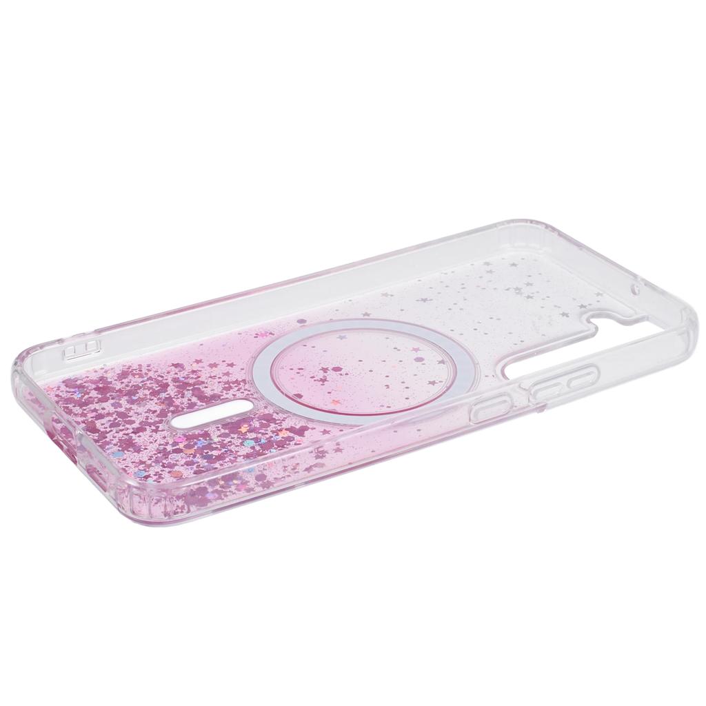 JTW Series Třpytivé Epoxidové TPU+Akrylové Pouzdro na Telefon pro Samsung Galaxy S22 5G Pouzdro Kompatibilní s MagSafe