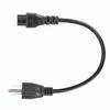 5‑15P Male to IEC320 C5 Female Power Cord 18 AWG 0.3m AC Power Short Cord for Computers