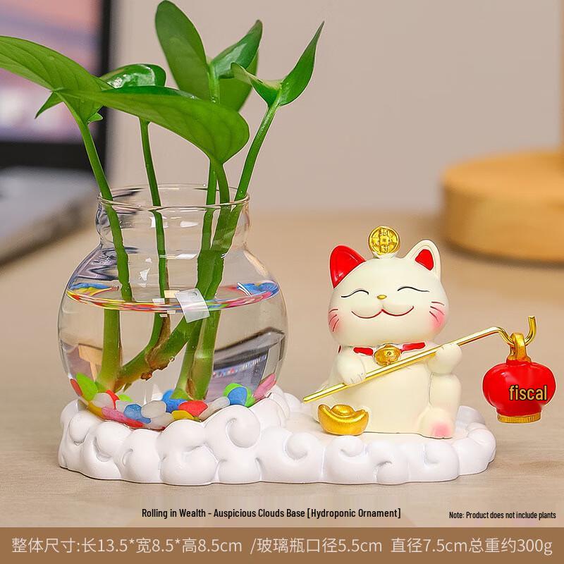 Auspicious Fortune Resin Desk Decor