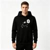 Men's Funny Cartoon Cat Print Pullover Hoodie Casual Long Sleeve Comfy Sweatshirt For Daily Wear