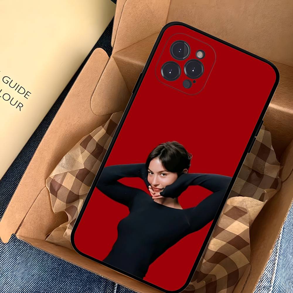 Popular G-gracie Singer A-abrams Black Soft Phone Case For IPhone 16 15 14 13 11 12 17 Pro Max Mini Plus