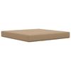 Outdoor Sofa Cushions 2 Pcs Taupe Polyester