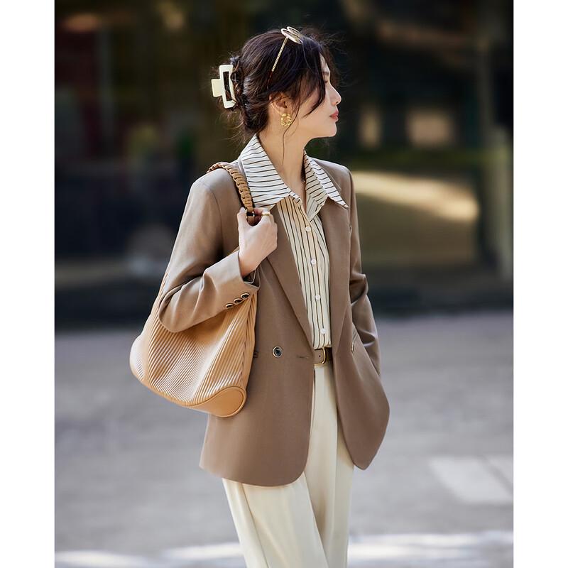 TERRE BLEUE Women's Casual Suit Blazer