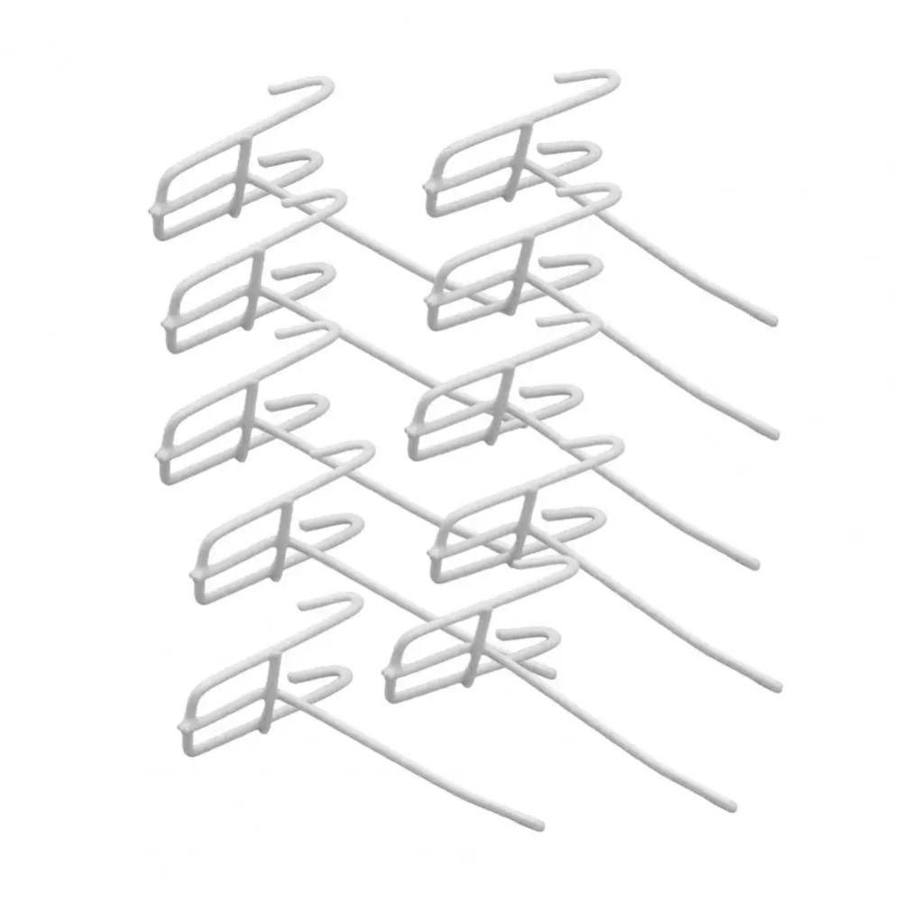 10Pcs Reusable Net Panel Hooks Universal Storage Hook Display Panel Shelf Hook  Door Key