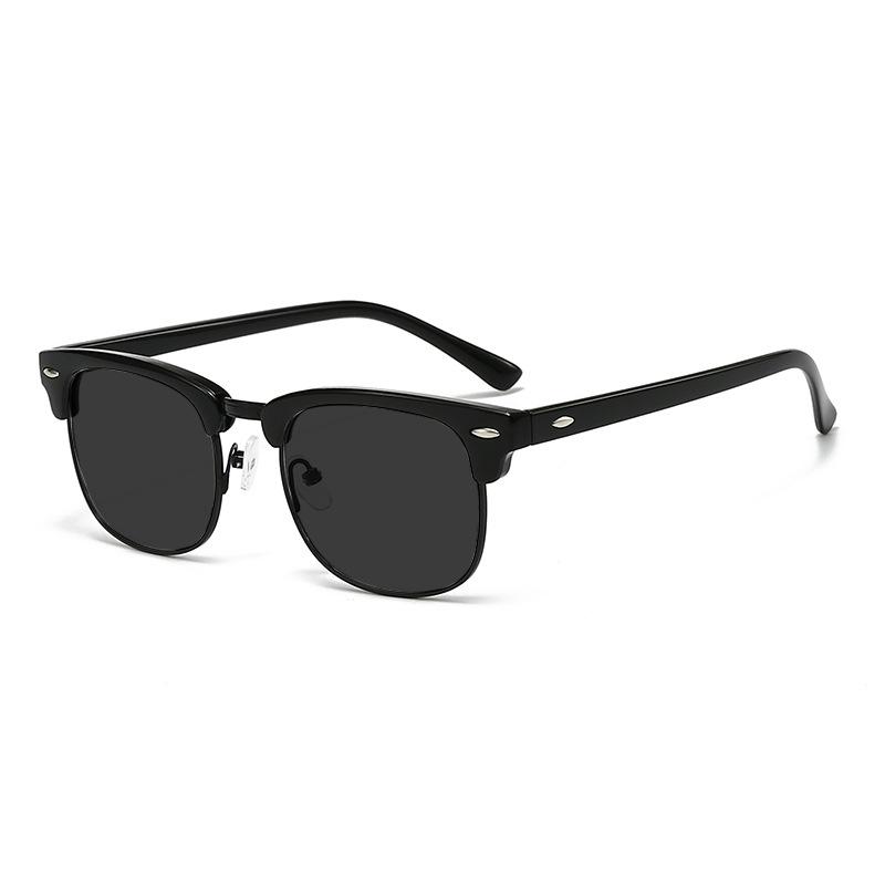 Polarized sunglasses unisex retro glasses fashionable European and American sunglasses anti-blue glasses