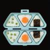 6 Gitter Sushi Form Dreieck Bento Box Küche Partyzubehör Form Werkzeug Onigiri Reisbällchen Bento Maschine Nori Küchenzubehör