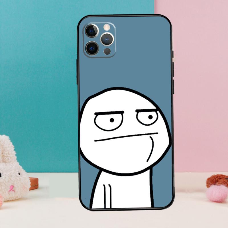Funny Man Middle Finger Phone Case For iPhone 17 Air 16 15 14 13 11 12 Pro Max 12 13 Mini 15 16 Plus 16e Cover Coque