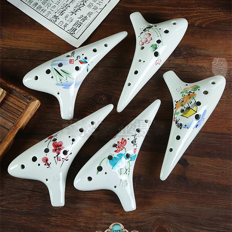 12-Hole Alto C Key Ocarina for Beginners, Pro Performance
