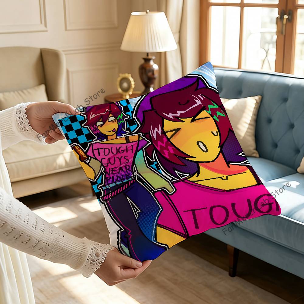 RRegretevatorS IInfectedS Pillowcase Pillowslip Cushion Plush Boys Girls Cartoon Anime Kawaii Decoration Kids Birthday Gifts 30x30cm