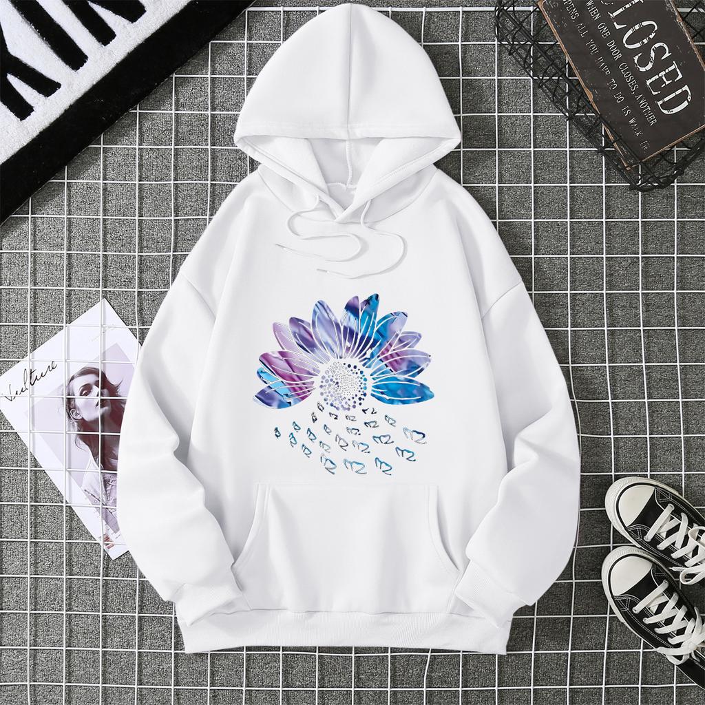 Winter Women's Hoodie High Street Unisex style Double Pockets Sweatshirts Outerwear Women's Clothing
