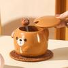 Cartoon Ceramic Mug Couple Cup Household Male and Female Cup High Looking Cute Animal Water Cup Souvenir