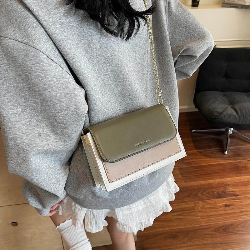 Bag New Street Trend Crossbody Women's Bag One Shoulder Oblique Cross Fashion Small Square Bag