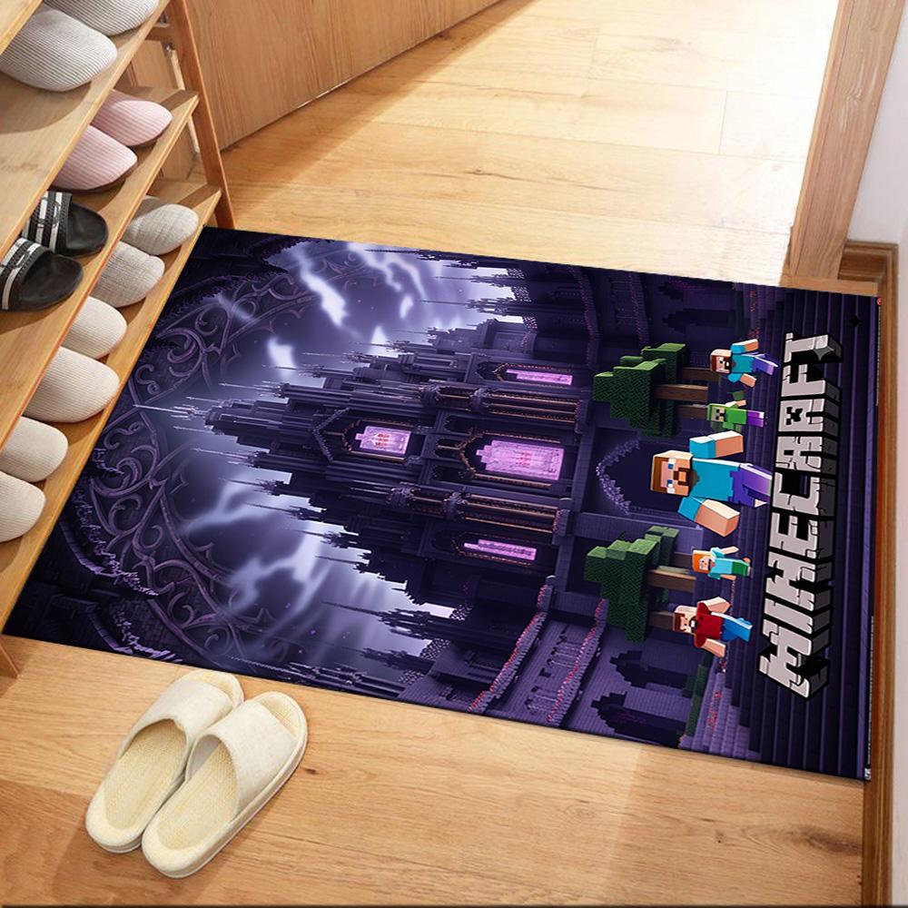 Minecraft 478 Carpet Suitable for Hallway Study room Kitchen Living Rooms Anti-slip Rug Anime Office Decor Perfect Birthday/Christmas Gift Idea