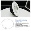 20pcs 2.44×1.10×1.89in Downlight Retaining Spring Clips Spotlight Fixing Clips  Industrial Lighting