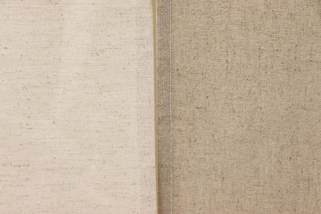 SunnyDayFabric Noren Natural Solid Aproximativ 85cm Lățime x 240cm Lungime Perdea, Jumătate, Bej,