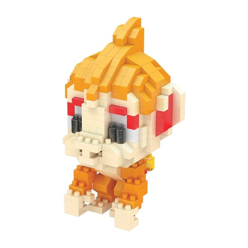 Pokemon Micro Building Blocks Marowak Jigglypuff Gengar Mudkip Piplup Raichu Gyarados Pikachu Mini Brick Figures Toy  For Kids