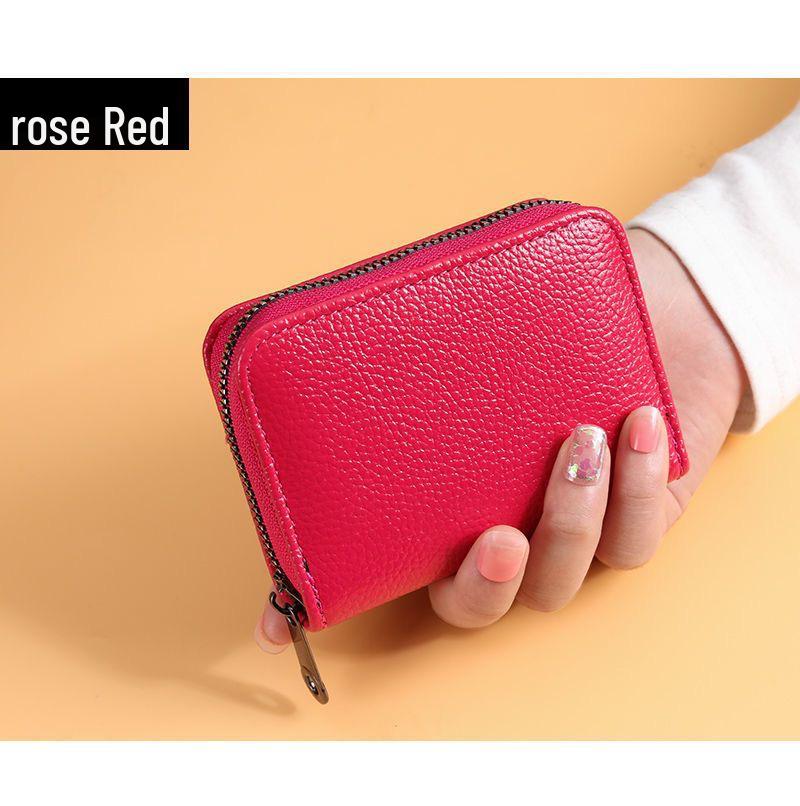 Men's High-End RFID-Blocking Ultra-Thin Card Wallet - Large Capacity, Anti-Demagnetization, ID Card Holder, Small Women's Card Sleeve