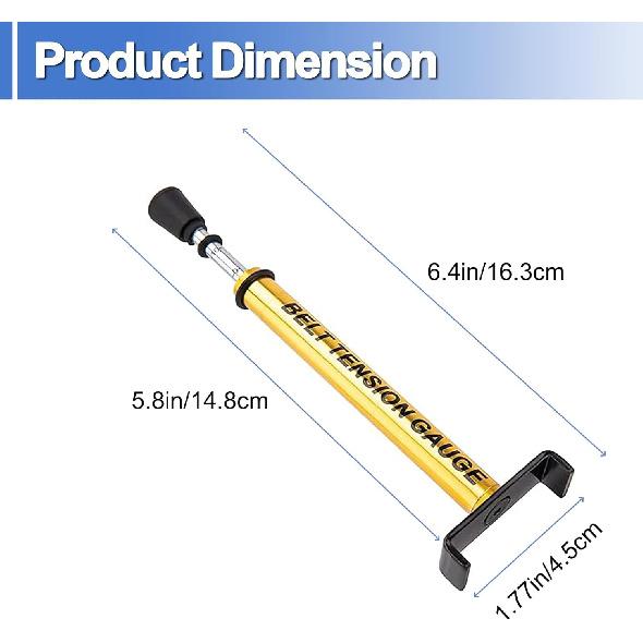 Belt Tension Gauge 10 Lb Tensioner Tool, After Belt Replacement for Motorcycle Secondary Drive Belt
