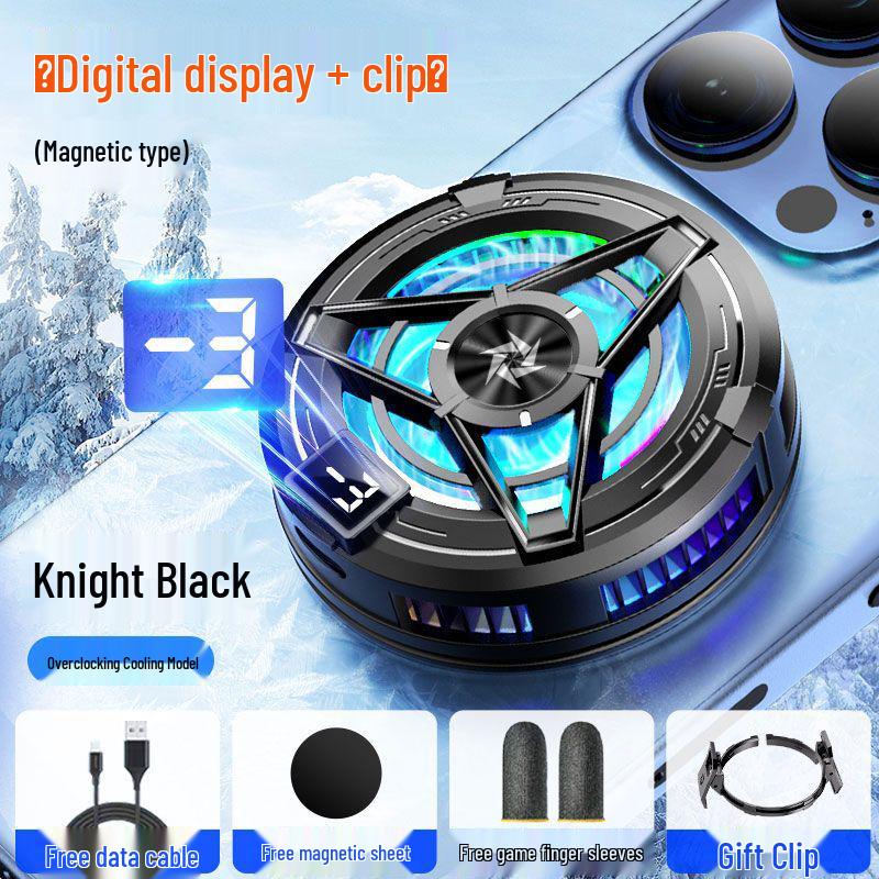 Magnetic Semiconductor Phone Cooler: Icing Refrigeration for Gaming and Streaming